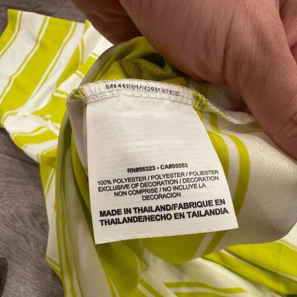 Nike Polo Shirt Mens Extra Large Yellow Breathable‎ Vented Outdoor Performance - Picture 11 of 11